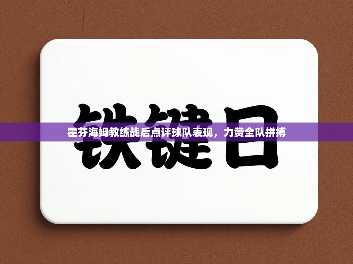 霍芬海姆教练战后点评球队表现,力赞全队拼搏 第1张