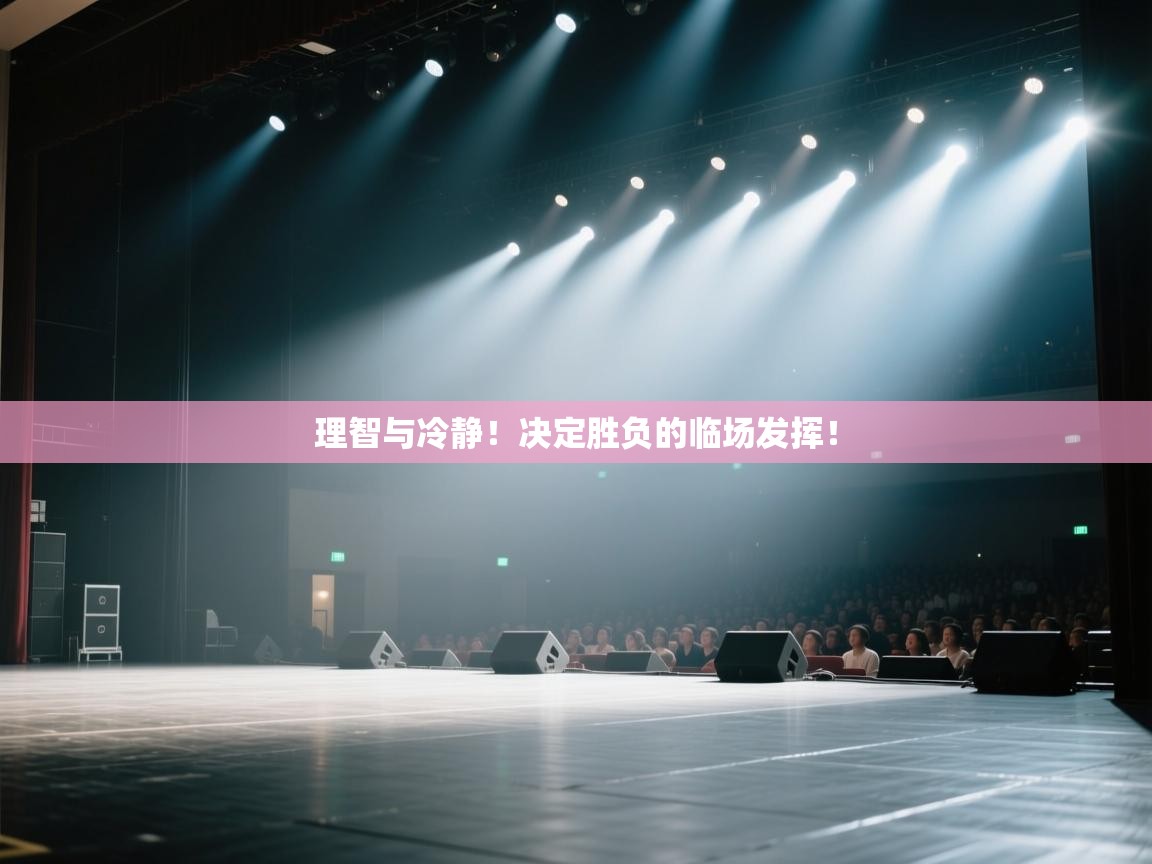 理智与冷静！决定胜负的临场发挥！